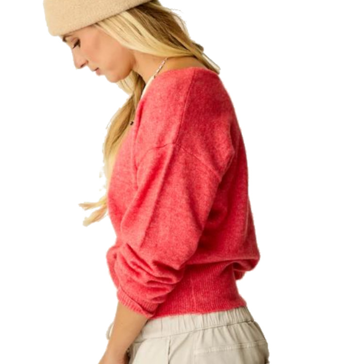Carve Designs Ruth Reversible Fuzzy Sweater – Women’s